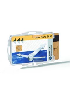 Durable Duo Security Pass Holder 54x87mm - Holds 2 ID/Security Cards - Transparent (Pack 50) - 999108000