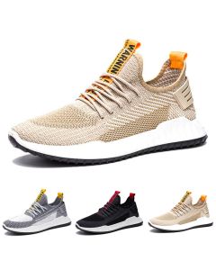 Tengoo Summer Men Casual Shoes Ultralight Breathable Mesh Sport Sneakers Lace Up Running Shoes For Outdoor Sport Fitness