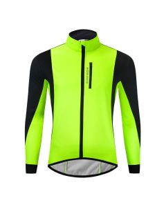 WOSAWE Cycling Jacket Winter Thermal Fleece Warm MTB Road Bike Clothing Windproof Waterproof Long Jersey Windbreaker
