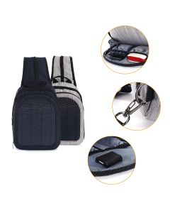 1000mAh 5V 5W USB Solar Eemergency Charging Bag Outdoor Travel Portable Solar Storage Bag