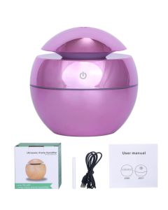 130ML LED Light Ultrasonic Humidifier Aroma Essential Steam Diffuser Air Purifier Home Office USB Charging
