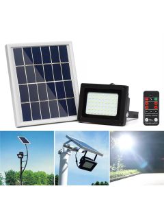 400LM 54 LED Solar Panel Flood Light Spotlight Project Lamp IP65 Waterproof Outdoor Camping Emergency Lantern With Remote Control