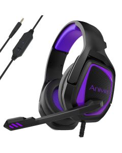 Anivia MH602 Gming Headset 3.5mm Audio Interface Omnidirectional Noise Isolating Flexible Microphone for PS4 Xbox S/X Laptop PC