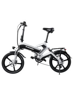 [USA DIRECT] ZHENGBU K6 400W 48V 12.8Ah 16inch Electric Bicycle 80KM Mileage Range 150KG Max Load Electric Bike