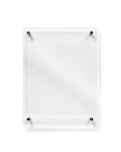 Deflecto A3 Wall Mounted Acrylic Poster Holder Literature Display Sign Holder Crystal Clear - AA3PH1