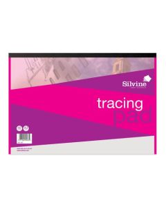 Silvine A3 Tracing Pad 63gsm 40 Sheets (Pack 5) - A3T