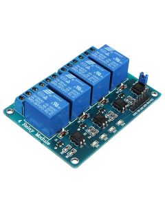 2pcs 5V 4 Channel Relay Module For PIC ARM DSP AVR MSP430 Blue Geekcreit for Arduino - Products that work with official for Arduino boards