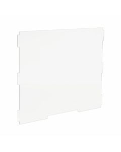 Bi-Office Acrylic Protective Divider Screen Centre Panel 800x650mm Clear - AC45233975