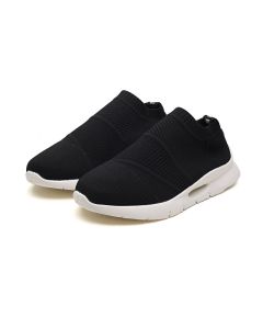 Breathable Mesh Flat Type Sneakers Men Slip on Soft Casual Running Shoes Knit Flats Sock Shoes