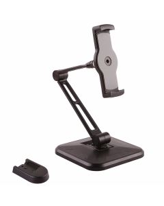 Adjustable Tablet Stand with Arm - Pivoting - Wall-Mountable