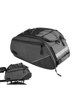 Bike Back Rack Bag Waterproof Bicycle Bag With Reflective Strip Safe Cargo Carrier Pouch Riding Supplies For Storage Cycling