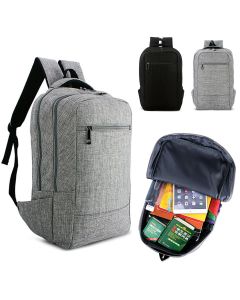 IPRee 15.6inch Men Laptop Canvas Backpack School Business Travel Shoulder Bag Rucksack