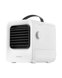Microhoo MH02D Portable USB Air-Conditioning 4000mAh Built-in Battery 2.5m/s Cooling Fan Negative Ion Purifier Air Cooler Stepless Speed Regulation for Home Office