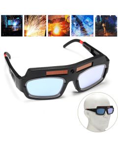 Solar Powered Auto Darkening Welding Mask Helmet Goggle Welders Glasses Arc PC Goggles For Welding Protection
