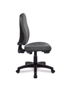 Nautilus Designs Java 100 Medium Back Single Lever Fabric Operator Office Chair Without Arms Grey - BCF/I300/GY
