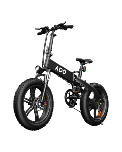 [US DIRECT] ADO A20F+ 500W 36V 10.4Ah 20inch Snow Tire Electric Bicycle 70KM Mileage 120KG Max Load Electric Bike