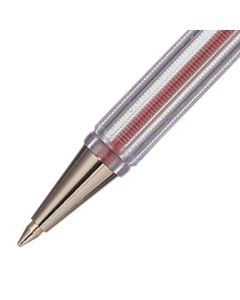 Pentel Superb Ballpoint Pen 0.7mm Tip 0.25mm Line Red (Pack 12) BK77-B