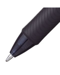 Pentel Energel X Gel Retractable Gel Rollerball Pen 1.0mm Tip 0.5mm Line Black (Pack 12) - BL110-AX