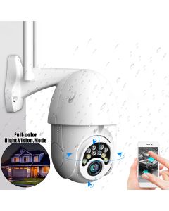 GUUDGO 10LED 5X Zoom HD 2MP IP Security Camera WiFi Wireless 1080P Outdoor PTZ Waterproof Night Vision ONVIF
