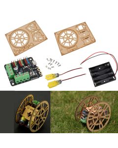 DFRobot FlameWheel Robot 2WD Remote Control Robot Kit Support iOS App Control with TT Motor/6~10V Control Board