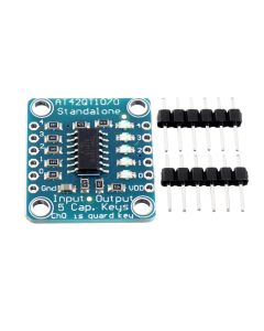 AT42QT1070 5-Pad 5 Key Capacitive Touch Screen Sensor Module Board DC 1.8 to 5.5V Power For Standalone Mode
