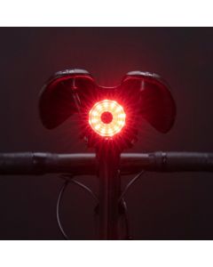 ROCKBROS 100LM Bike Tail Light Brake Sensing Rear Lights 7 Modes USB Rechargeable Safety Warning Lamp
