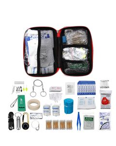299PC IN 1 Upgraded First Aid Kit Emergency Kit Sport Travel Home Medical Bag Suitable For Home Office Car Boat Camping Hiking Travel Adventures