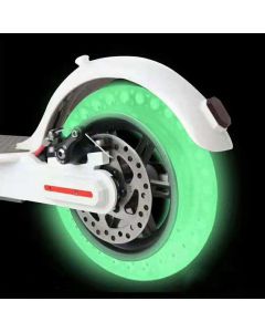 BIKIGHT 8.5inch Scooter Tire Fluorescent Shock Absorption Solid Wheels iaomi M365 Electric Scooter
