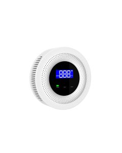 Tuya WiFi Natural Gas Detector Leakage Sensor LED Digital Display APP Remote Alarming Voice Reminder Troubleshooting Household Security Precaution Device