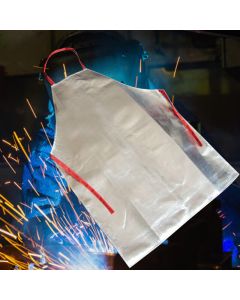 Heat Resistant Work Apron 1000 Aluminum Fabric Safety Apron High Temperature Working Thermal Radiation Aluminized Aprons