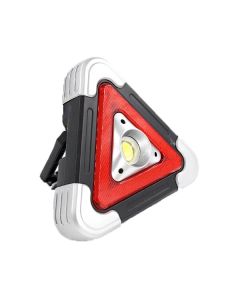 LED COB USB Solar Work Light Caution Lamp 5 Modes Outdoor Camping Emergency Lantern