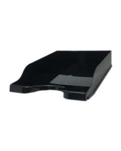 Deflecto Steritouch Continental Letter Tray A4/Foolscap Portrait Black - CP130STBLK
