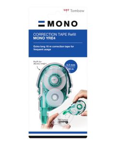 Tombow MONO YRE4 Correction Tape Roller Refill for YXE4 4.2mmx16m White - CT-YRE4