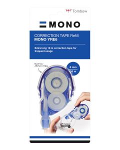 Tombow MONO YRE6 Correction Tape Roller Refill for YXE6 6mmx16m White - CT-YRE6