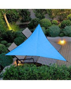 3m Triangular Waterproof Tent Sunshade Garden Patio Awning Canopy Sun Shelter