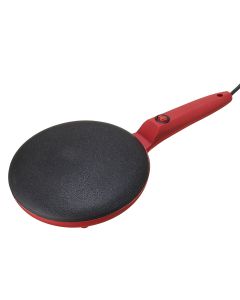 600W 220V Electric Pancake Plate Pan Crepe Maker Non Stick Cooker Baking Dessert Machine Red/Black