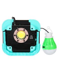 COB Solar Camping Light USB Rechargeable Waterproof Flood Light Work Lamp Floodlight for Outdoor Hiking Travel Fishing Emergency Car Repairing