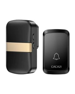 CACAZI Wireless Doorbell 60 Chimes 5 Volume Waterproof buttons 300M Remote Home Smart Music Doorbell US EU UK plug Receiver