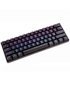 Royal Kludge RK61 61 Keys Mechanical Gaming Keyboard bluetooth Wired Dual Mode RGB Keyboard Black Case Blue Switch