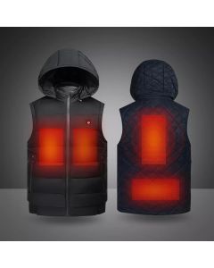 PMA Heated Jackets 3-speed Temperature Control USB Charging Graphene Heated Clothing Windproof Cold-proof Warm Heated Winter Vest