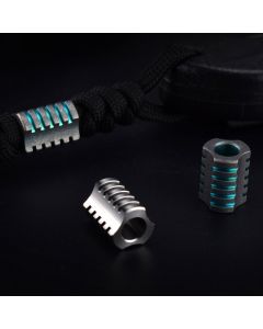 TITANER Titanium Beads EDC Self-luminous Rope Cord Bead Paracord Bead Pendant Never Rusted Knife Cord Outdoor Camping Climbing
