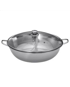 Hot Pot Dual-sided Stainless Steel Cookware For Induction 28/30/38/40CM