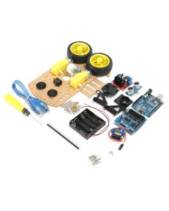 Geekcreit DIY L298N 2WD Ultrasonic Smart Tracking Moteur Robot Car Kit for Arduino - products that work with official Arduino boards