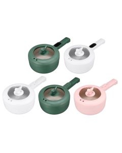 700W Portable Electric Cooking Pot Food Steamer Multi-purpose Pot