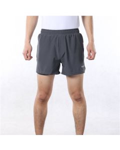ARSUXEO 2-in-1 Men's Running Shorts with Waist Rope Quick Dry Zipper Pocket  Sports Fitness Gym Shorts