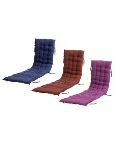 48x170CM Thickened Garden Rocker Upholstery Chair Cushion Foldable Double Sided Outdoor Beach Chair Sleep Seat Pad