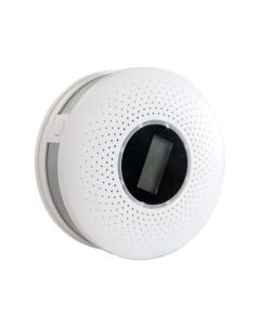 Smoke Detector Sensor Carbon Monoxide Detection Sound Light Alarm Home Safety Prenvention Device