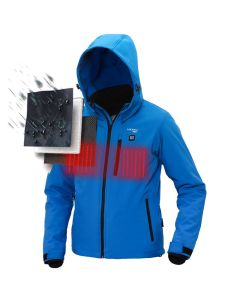 TENGOO IP64 USB Electric Heated Coats Intelligent Down Jacket Waterproof Rainproof Jacket