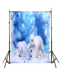 7x5ft 2.1x1.5m Fantasy Snowman Christmas Theme Photography Studio Prop Background Backdrop