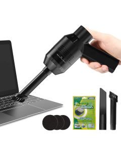 MECO Keyboard Vacuum Cleaner with Cleaning Gel Rechargeable Mini Cordless Desktop Cleaning Tool for Cleaning Dust Hairs Crumbs Scraps for Keyboard Laptop Piano Computer Car Pet House